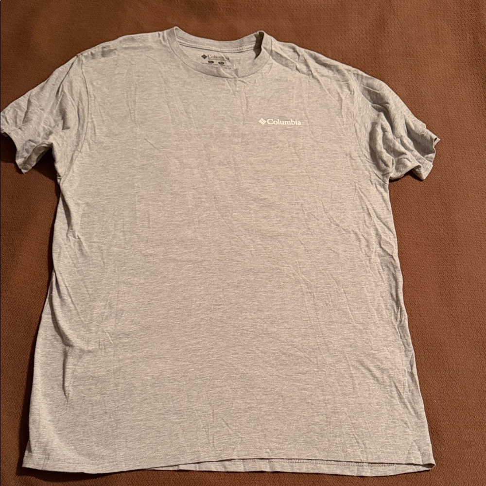 Columbia Men's Light Gray Short Sleeve Tee